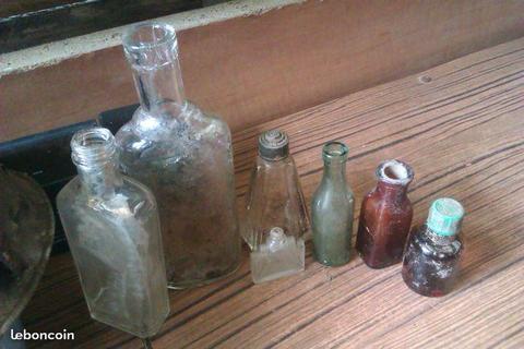 Fioles anciennes et bouteilles (seb)