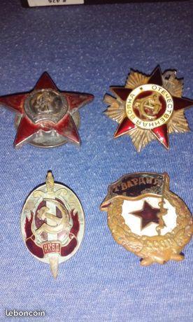 Décoration et badges russe 2 GM