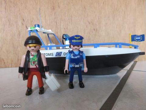 Bateau douane playmobil