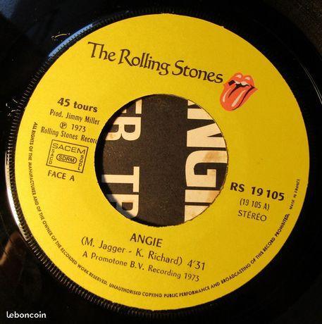 45t The Rolling Stones / Angie