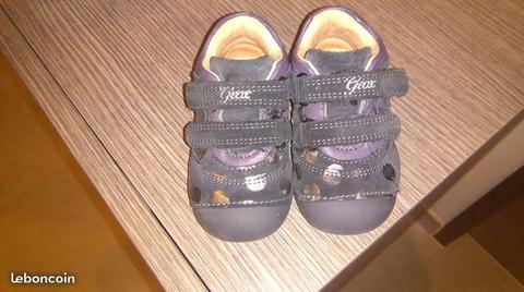 Chaussure bebe fille geox pointure 20