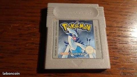 Pokemon version argent game boy