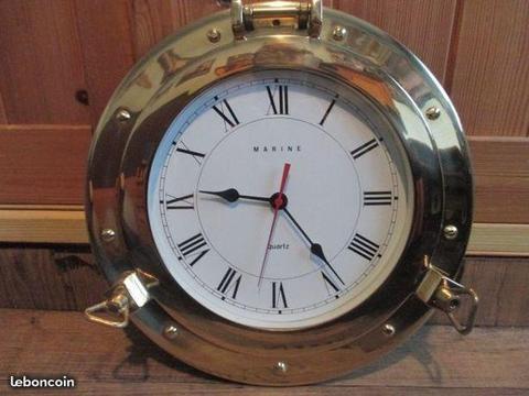 Hublot horloge diametre 30 cm laiton massif