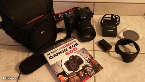 Canon 60d + objectif canon ef-s 15/85 is usm