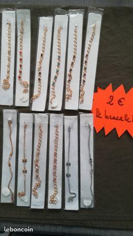 Bracelets metal argenté