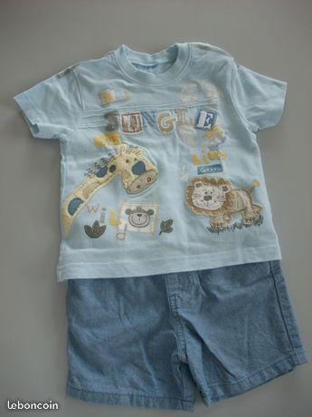 2 ensembles: short + tee-shirt