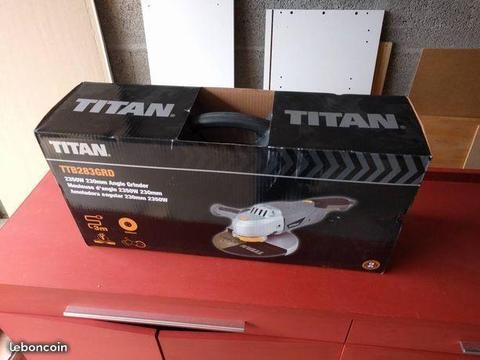 Meuleuse d'angle 230 mm 2350 w - titan