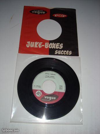 Très rare vinyle jukebox Johnny Hallyday