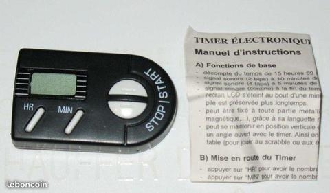 Mini Timer / Minuteur Electronique - NEUF
