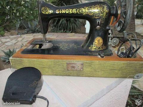 Machine à coudre ancienne Singer