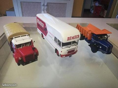Berliet lot de 3 camions 1/43