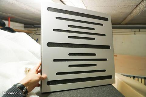 12 panneaux acoustique mousse neuf 50 x 50cm blanc