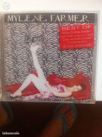 Double cd Mylene Farmer les mots