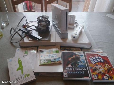 Console Wii, WIIfit, WiiSports et jeux
