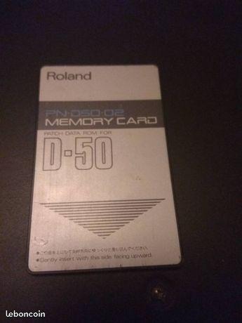 Roland PN D50 02 Memory Card - Rare et État Top