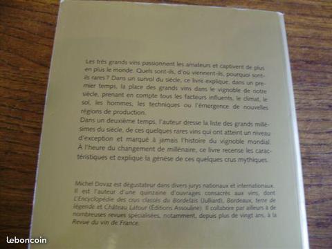 Livres les vins du siecle 380 pages CHBRUBRU3