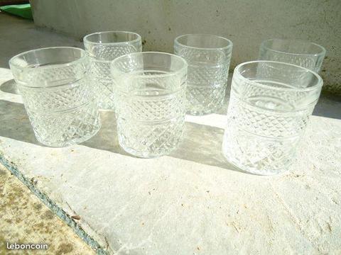 6 verres Whisky