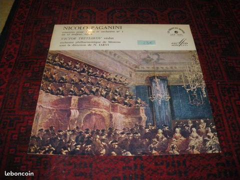 Vinyle nicola paganini concerto pour violon et orc