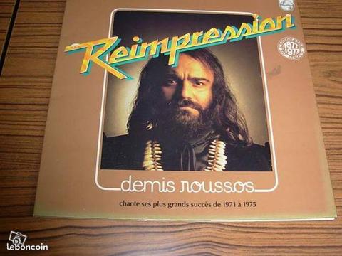 33 Tours Demis ROUSSOS Réimpression