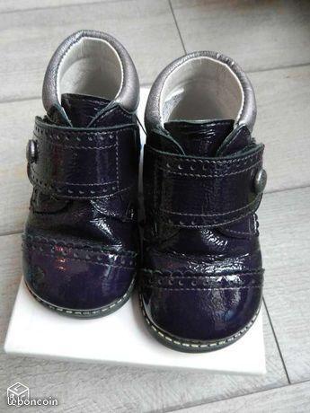 Bottines fille violet scratch neuf 20