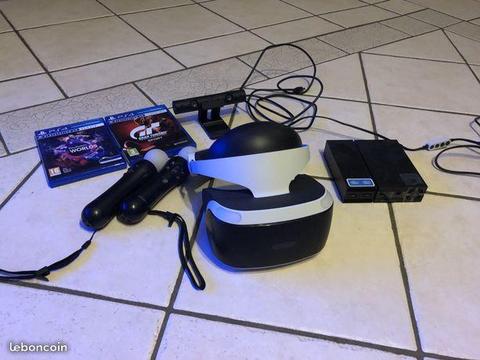 Playstation VR Complet + Move + Camera + 2 jeux