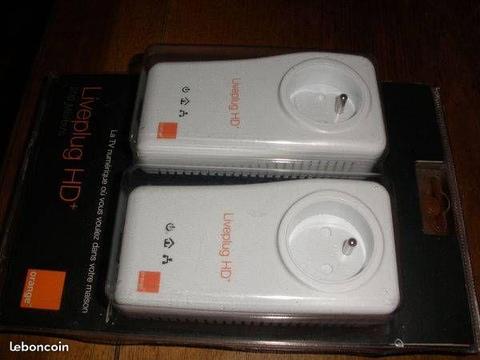 2 CPL Orange Liveplug HD+ | NEUFS/JAMAIS DEBALLES