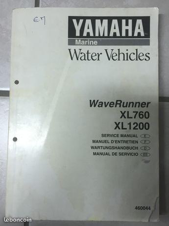 Manuel d'atelier jet yamaha wave runner 760/1200xl