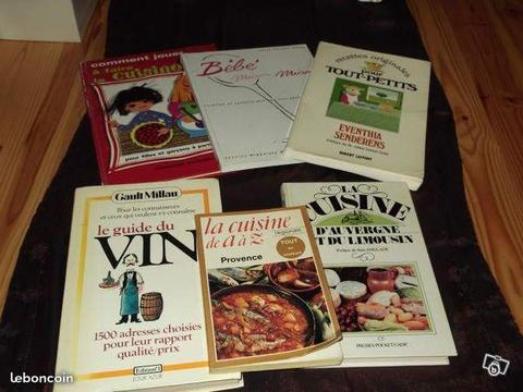 Livres de cuisine/gastronomie