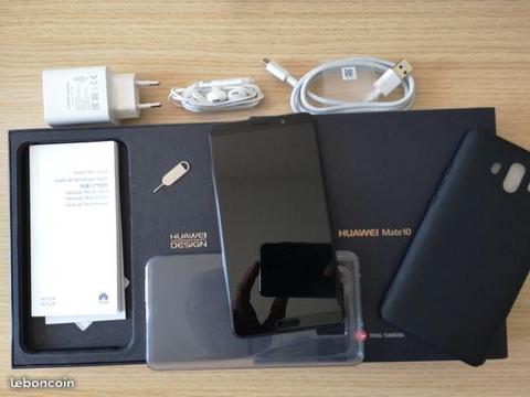 Huawei Mate 10 - Noir, Boîte, Accessoires, Facture