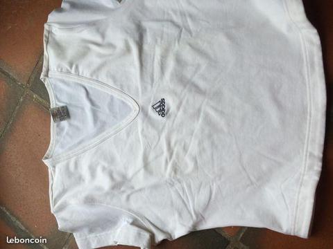 T-shirt blanc Adidas