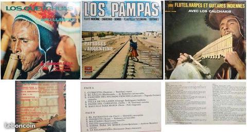 Disques vinyles sur la musique des Andes
