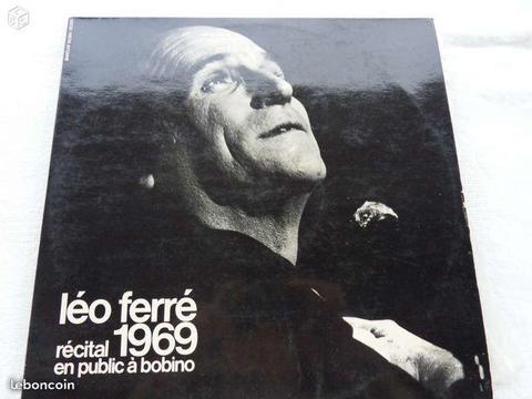 Vinyl : Léo Ferré récital en public Bobino 1969