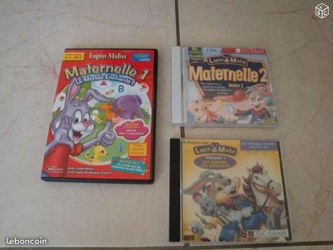 Plusieurs jeux CD enfants