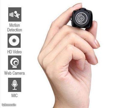 Mini caméra espion, carte micro-SD compatible
