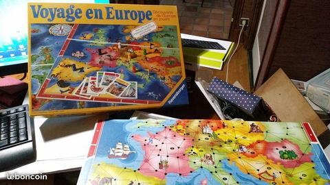 Jeu de societe complet voyage en europe tbe