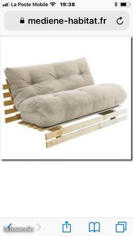 Convertible lit canapé futon