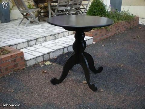 Table ronde IKEA wengé (noir)