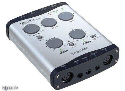 TASCAM US-144 - Interface Audio/Midi USB 2.0
