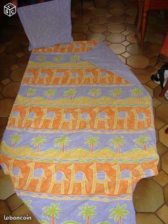 Housse de couette + taie 1 personne CLS77