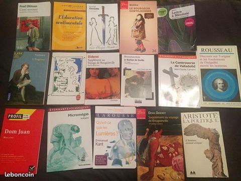 Divers livres études