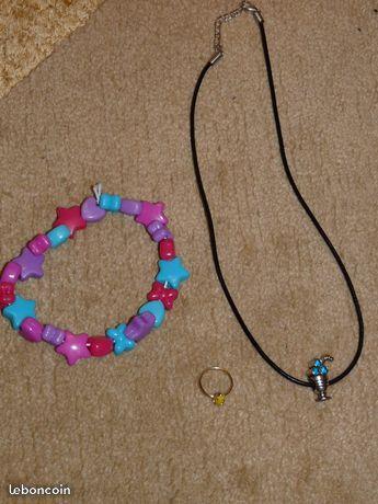 Collier, bracelet et bague enfant (Doume)