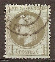 Timbre France classique Napoléon n° 25 obl