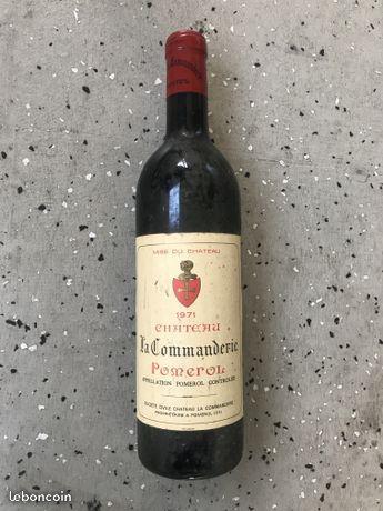 Vin rouge Pomerol, 1971, château La commanderie