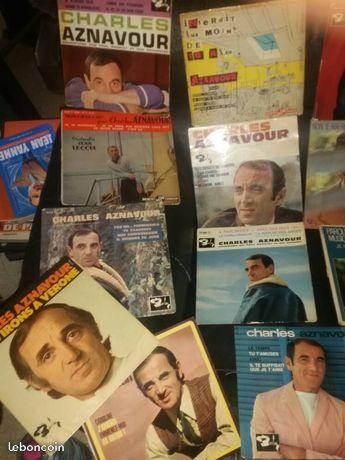 collection unique 45-tours Charles Aznavour