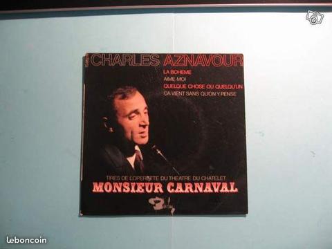 Disque Charles Aznavour 45 tours