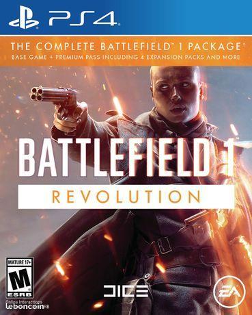 Battlefield 1 : revolution, jeu ps4, neuf