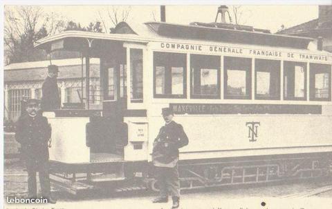 125 – Carte Très Rare - Services Postaux Tramways