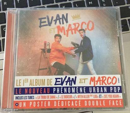 Evan et Marco CD ALBUM NEUF