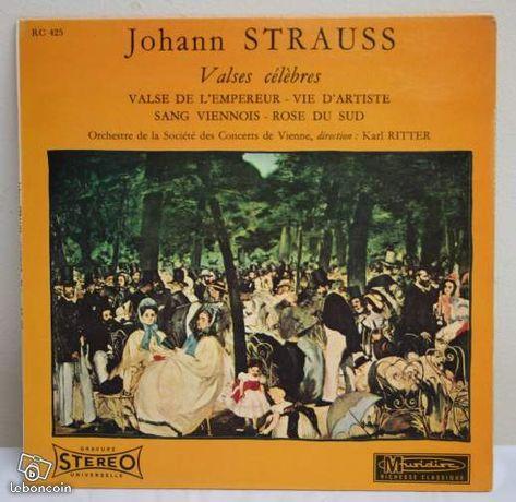 Disque Vinyl 33 tours Johann Strauss