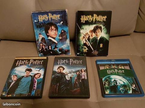 Lot 5 films Harry Potter